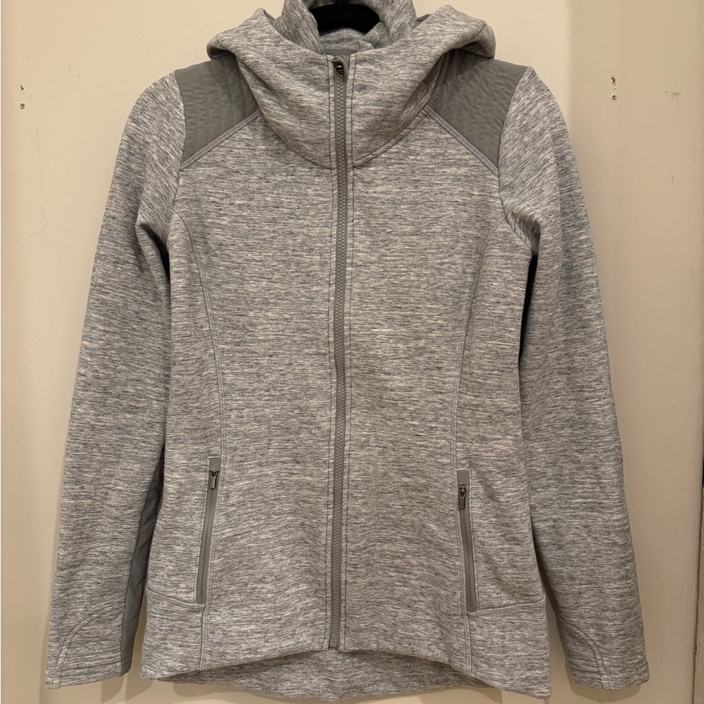 Athleta Women's Gray Hooded Jacket